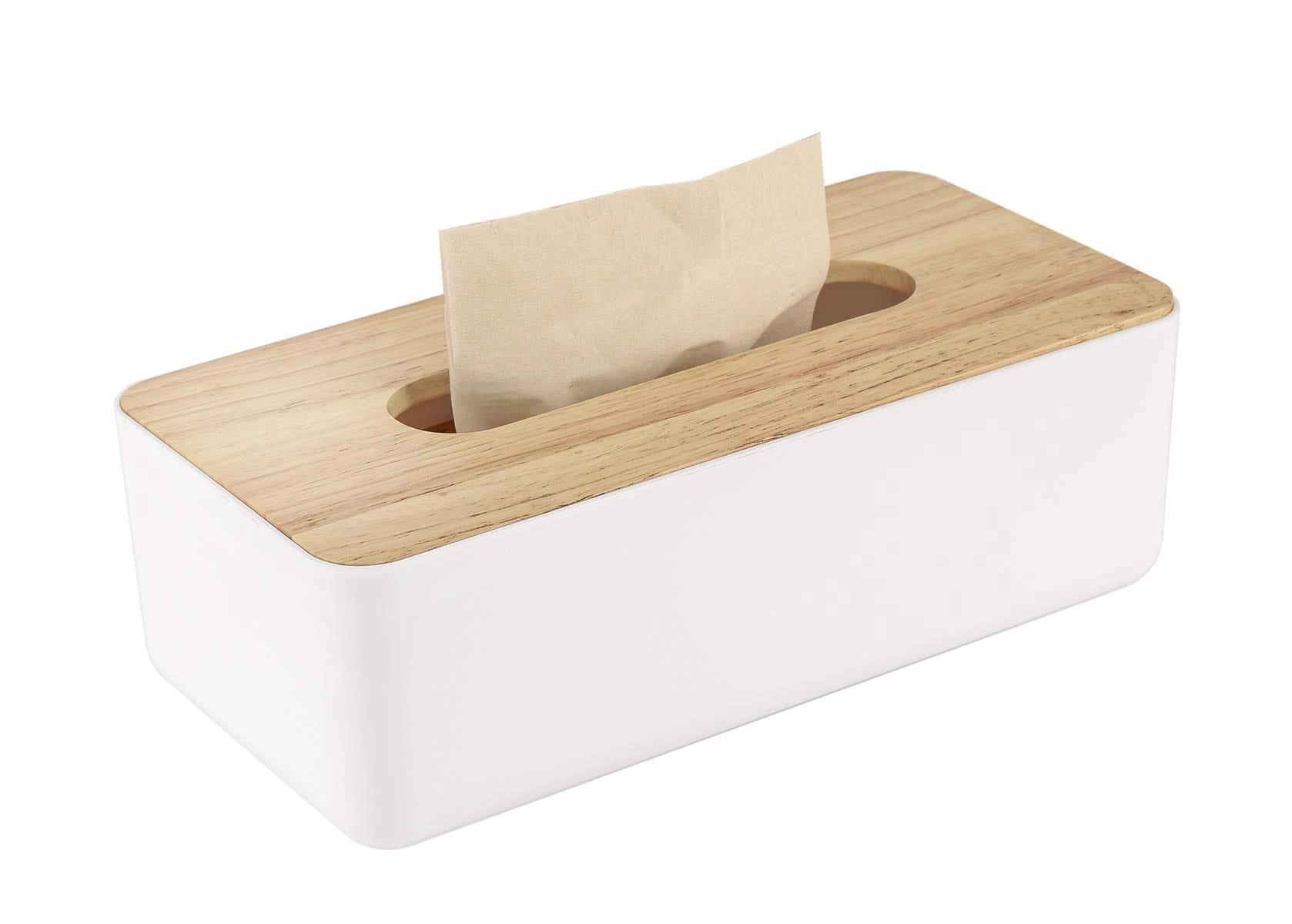 Premium Wooden Tissue Box